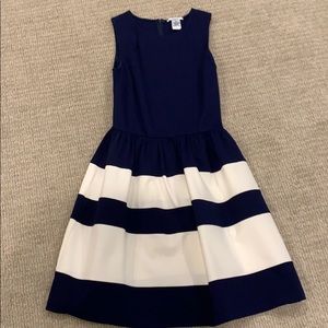 Navy and white dress, worn once